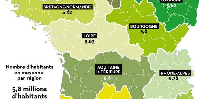 Redécoupage des régions : des cartes de France imaginées par Libération