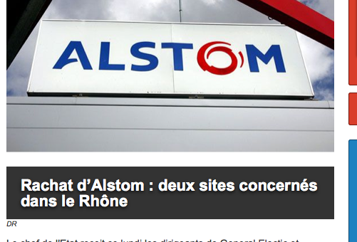 Rachat d’Alstom : des sites concernés dans le Rhône