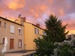 Le ciel de feu lyonnais de ce jeudi, photographié depuis la rue Camille, dans le 3e arrondissement. ©Maryline Saint-Antoine / Rue89Lyon