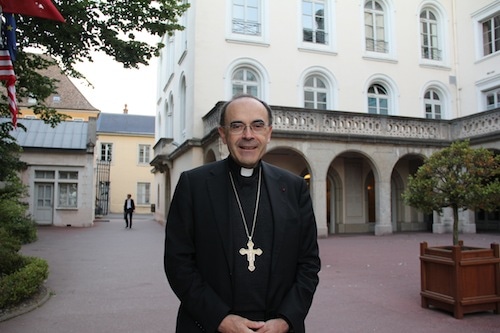 Le cardinal Philippe Barbarin © Pierre Maier/Rue89Lyon.