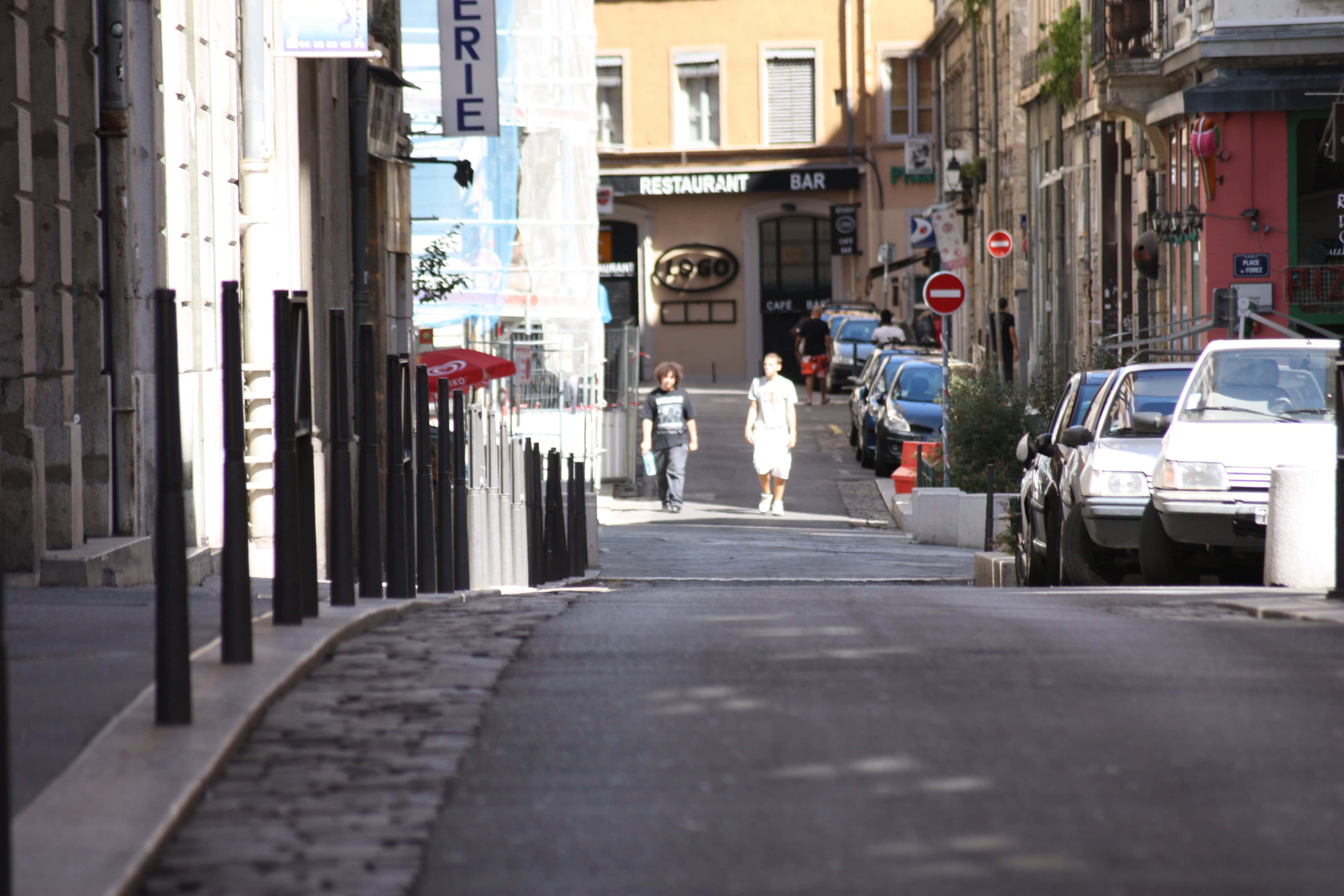 Rue des Capucins à Lyon. (source : Wikipedia)