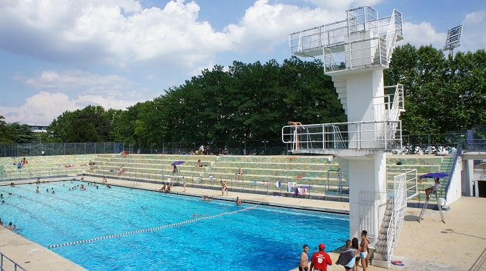 Piscine de Gerland à Lyon. Crédit : Clémence Delarbre/Rue89Lyon.