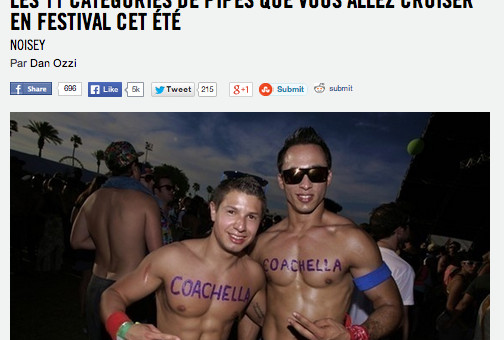 Les 11 catégories de mectons qu’on va croiser en festival cet été
