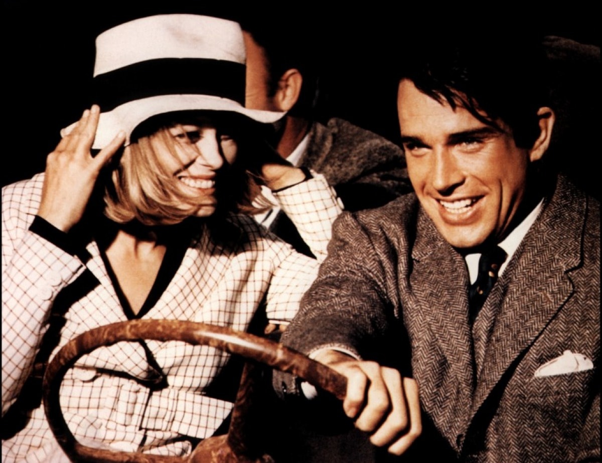 Image extraite du film Bonnie and Clyde d'Arthur Penn avec Faye Dunaway et Warren Beatty (1967).