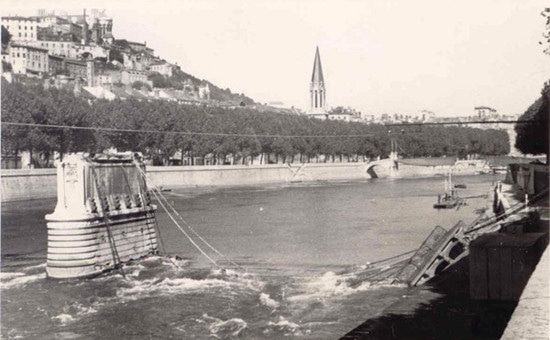 Pourquoi le pont d’Ainay n’a jamais été reconstruit après la Libération de Lyon en 1944