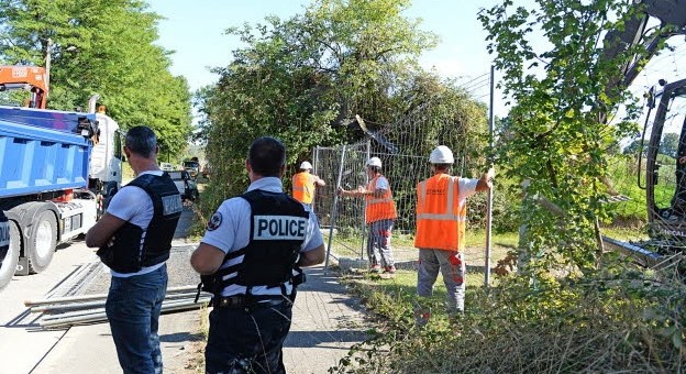 Des policiers pour poursuivre le chantier des accès au Grand Stade de l’OL