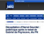Un élu FN de Saint-Etienne « indigne » en publiant des photos d’Hervé Gourdel