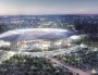 Une maquette du futur Grand Stade de l'OL.