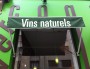 La devanture verte du Vercoquin (cave à vins naturels, Lyon 7e).