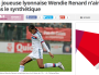Wendie Renard, joueuse à l'OL. Vigie.