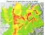 Carte de l'"épisode de pollution" du 21 novembre 2014. Capture d'écran d'Air Rhône-Alpes