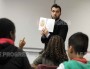 Séance de lecture en petit groupe pour les élèves de 6e au collège Aimé-Césaire à Vaulx-en-Velin Leprogres credit Joël Philippon