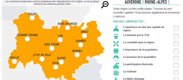 Capitales des nouvelles régions : jouez à choisir la vôtre grâce aux Décodeurs