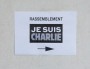 Affiche indiquant le lieu de rassemblement des participants à la minute de silence pour Charlie Hebdo à l'Université Lyon II Crédit GB/Rue89 Lyon.