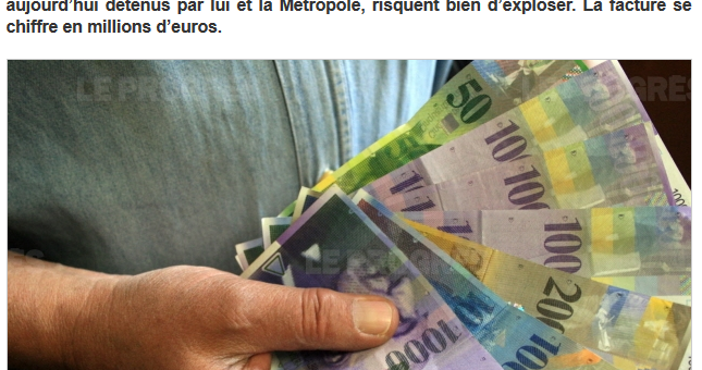 Pour la Métropole de Lyon, la note salée des emprunts toxiques après la hausse du franc suisse