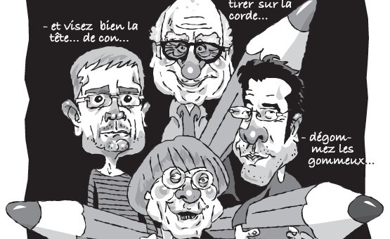 Caricatures : les Potins d’Angèle rendent hommage à Charlie Hebdo