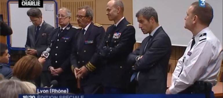 Hommage aux policiers tués à Charlie Hebdo : le patron de la police lyonnaise vire un journaliste