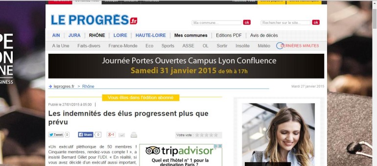 Métropole de Lyon : les élus votent l’augmentation de leurs indemnités