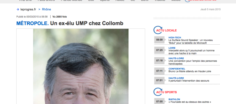 A la Métropole, Gérard Collomb choisit un ex-élu UMP pour les affaires sociales