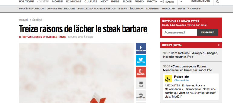 Carnivores, pourquoi il faut manger moins de viande