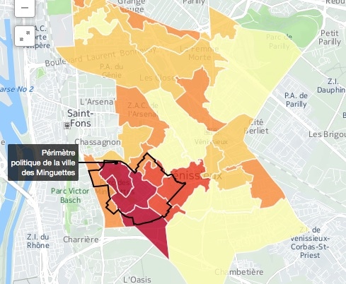 Carte-abstention-minguettes-Venissieux