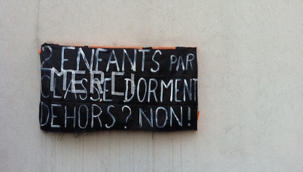 Enfants SDF : à Oullins et Lyon 3e, les occupations d’écoles reprennent