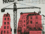 Affiche sérigraphiée par Papy@art - Collectif Utilitaire Lyonnais