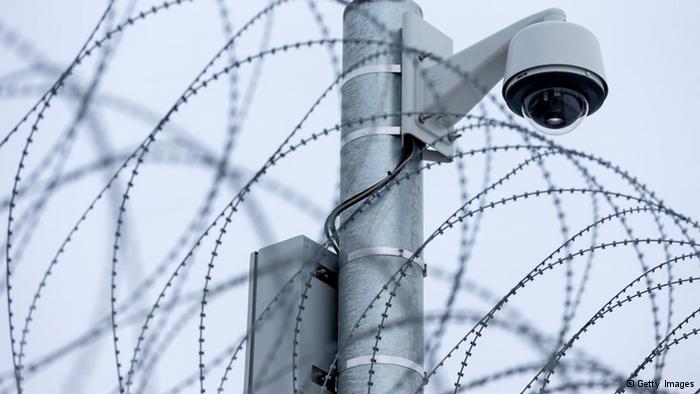 Vidéosurveillance en prison.