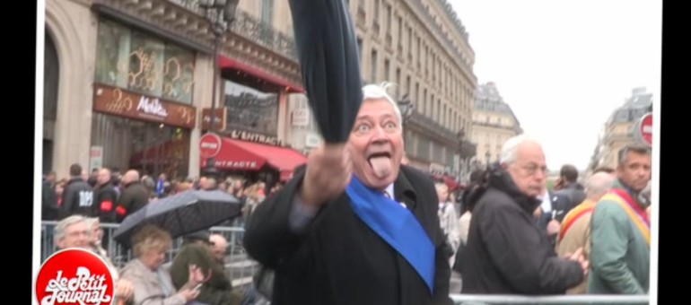 Quand l’eurodéputé FN Bruno Gollnisch frappe des journalistes