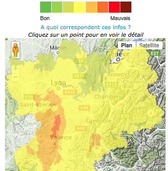 Fortes températures à Lyon : la pollution à l’ozone grimpe
