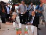 Au premier jour de canicule, Gérard Collomb en visite dans une maison de retraite