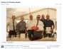 Capture d'écran de la photo où l'on voit le membre du DPS. Facebook de Christophe Boudot