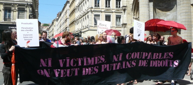 Des prostituées de toute l’Europe venues à Lyon pour manifester