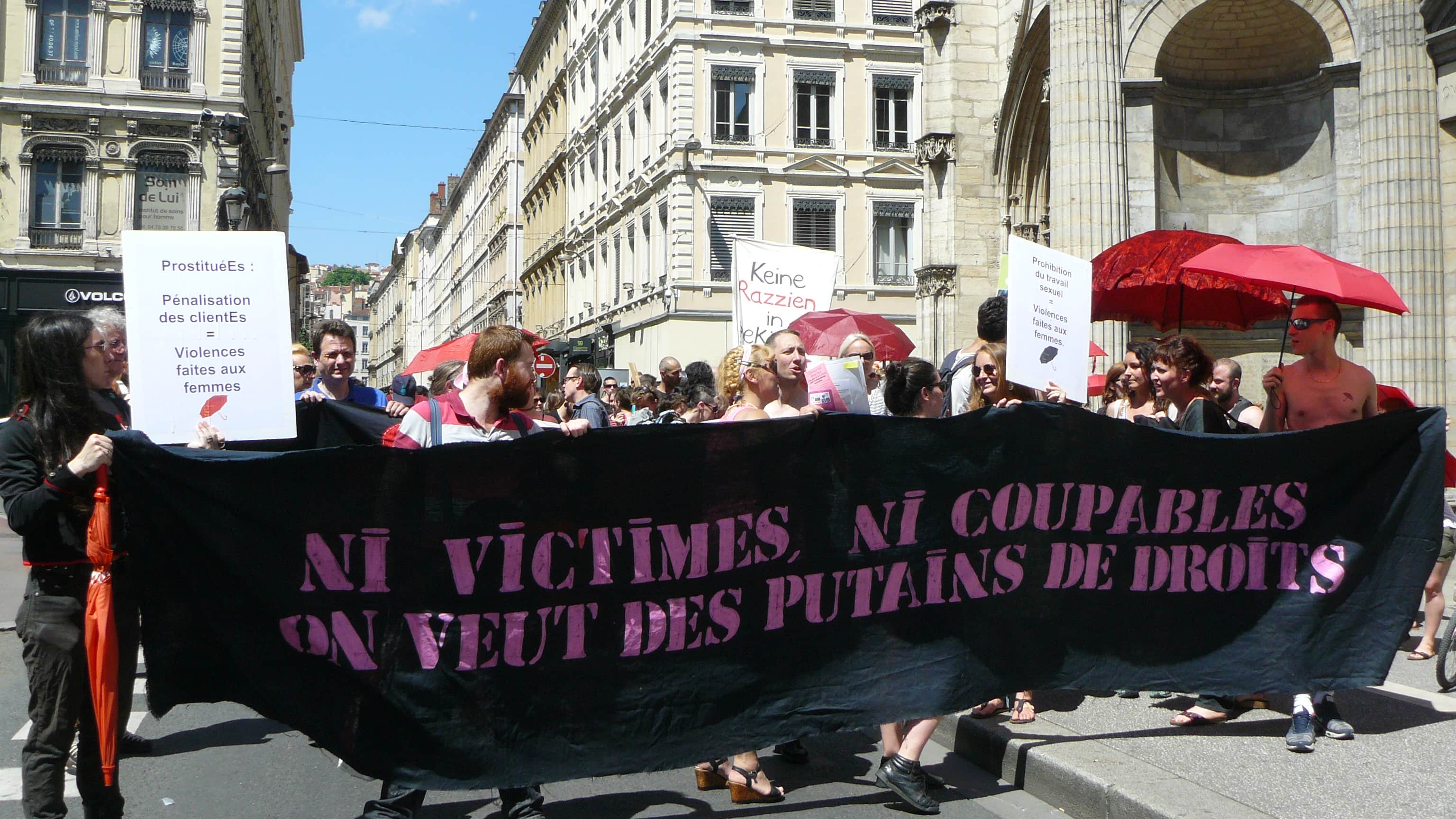 Des prostituées de toute l’Europe venues à Lyon pour manifester