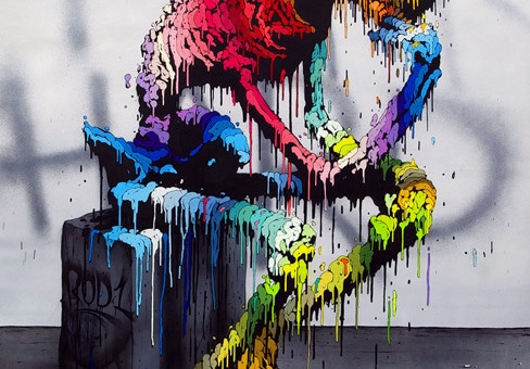 L’artiste lyonnais Brusk, l’une des valeurs sûres des street artistes de France