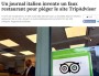 Tripadvisor piégé : le site surclasse un restaurant… qui n’existe pas