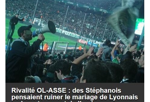 Des supporters stéphanois veulent gâcher le mariage d’un fan de l’OL mais se trompent de château