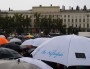 Rassemblement en faveur de l'accueil des réfugiés place Bellecour à Lyon le 12 septembre. ©LB/Rue89Lyon