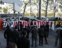 Les identitaires lyonnais devant le local de campagne de Jean-Jack Queyranne le 24 septembre. ©DR