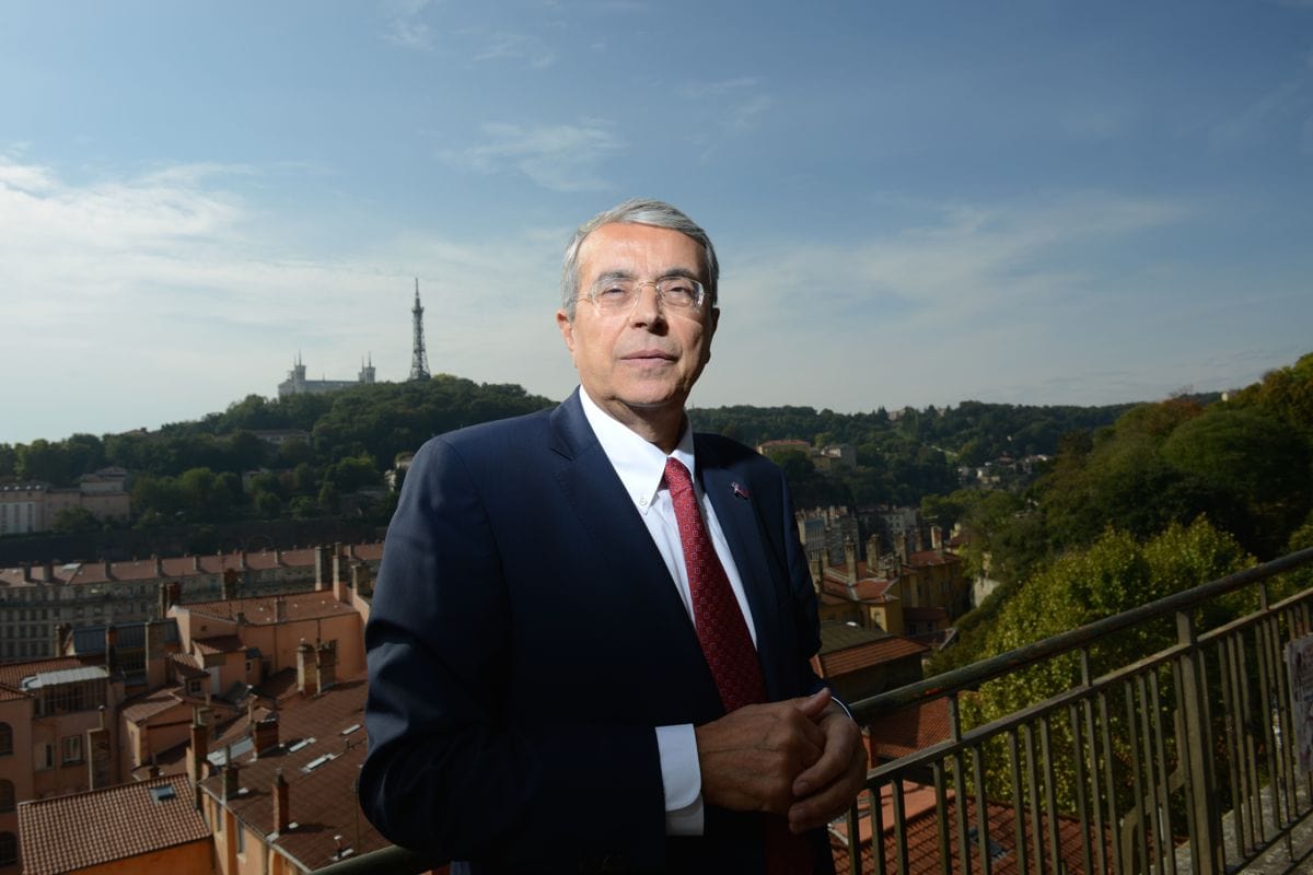 Jean-Jack Queyranne, candidat PS aux élections régionales 2015 (Rhône-Alpes-Auvergne). ©Eric Soudan