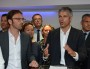 Laurent Wauquiez lors de la présentation de certains de ses colistiers. Crédits : Eric Soudan.