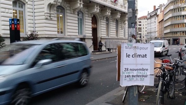 Etat d’urgence (suite) : interdiction de la marche pour le climat à Lyon