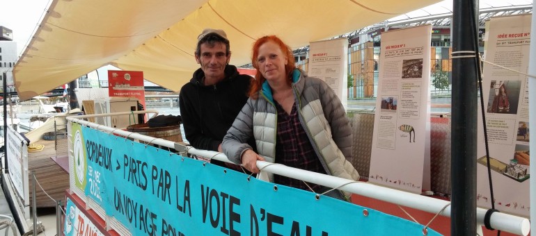 Livraison de vin bio ou naturel par bateau, un projet estampillé COP21
