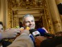 Laurent Wauquiez au soir du premier tour à la préfecture du Rhône. Crédit : Eric Soudan.