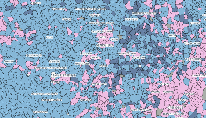 Élections en Auvergne Rhône-Alpes : pour qui ont voté vos voisins ?