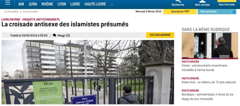 A Lyon, des islamistes présumés soupçonnés de cibler des lieux dédiés au sexe