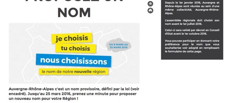 « RARA », « Rhône-et-Loire », « Hauts-Monts » et autres inventions pour le nom d’Auvergne-Rhône-Alpes