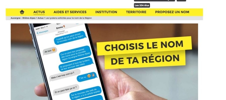 Pour le nom de la nouvelle région, la mascarade de la consultation publique par Laurent Wauquiez
