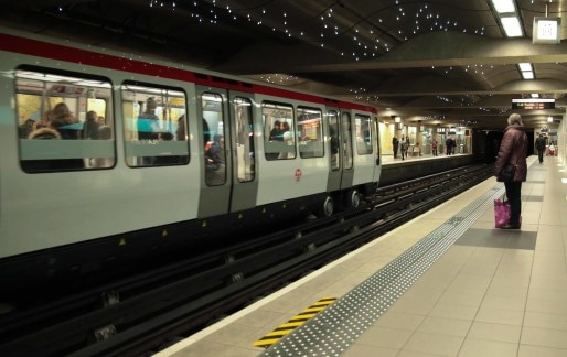 Métro ligne B à Lyon