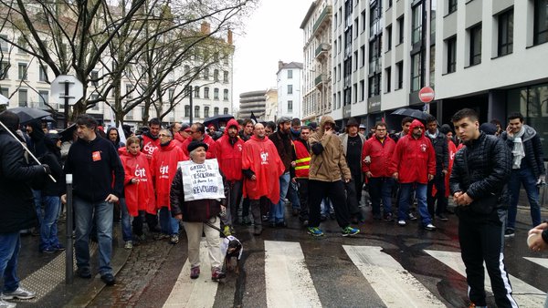 A Lyon, une 5ème manif contre la loi travail : tension et petite mobilisation